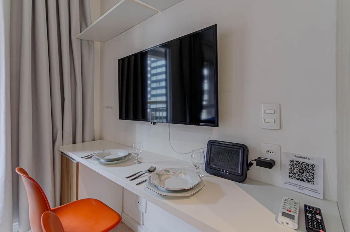 P614 Sua Casa Em Sp, Com Academia E Rooftop Apartamento São Paulo