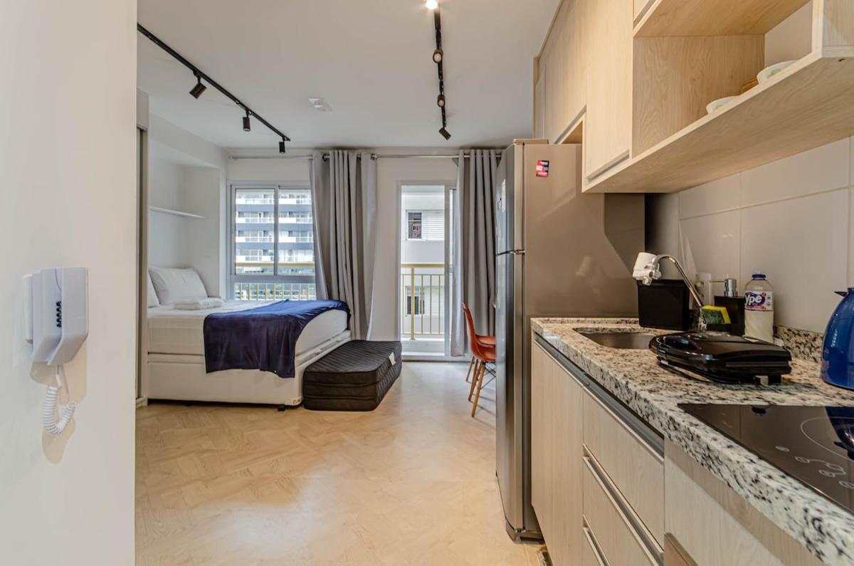 P614 Sua Casa Em Sp, Com Academia E Rooftop Apartamento